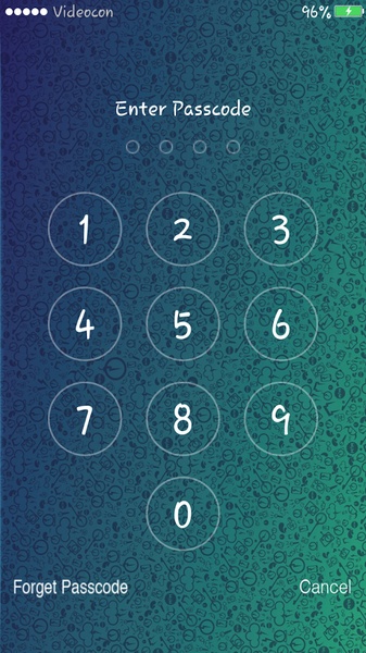 Pin Lockscreen - Preview 1