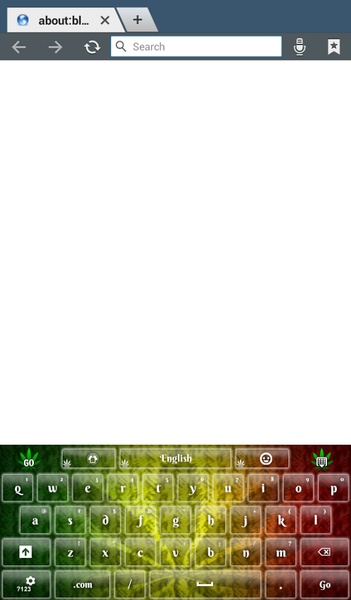 GO Keyboard Weed Keyboard Theme - Preview 7