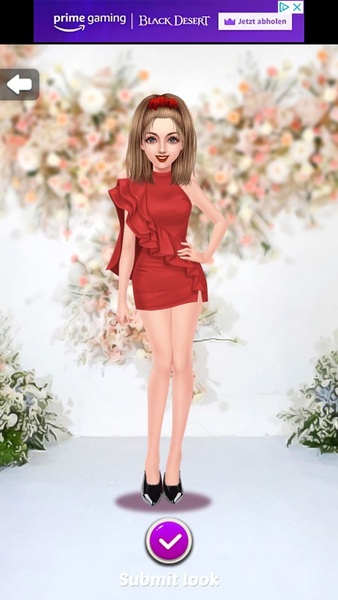 green emerald velvet dress Fashion Show Dress Up Game for Girls main image 0