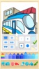 Züge Färbung Spiel screenshot 3