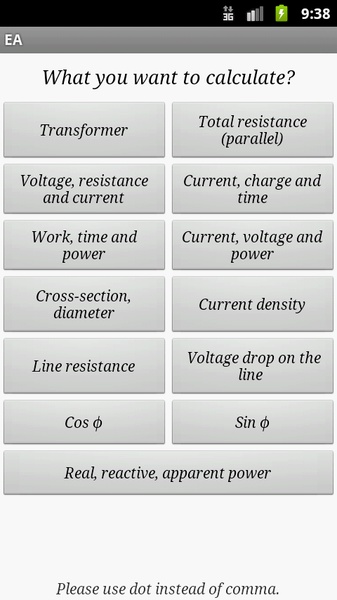 ElectricianApp (free) - Preview 4