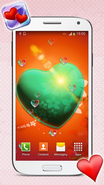 Cute Hearts Live Wallpaper HD - Preview 3