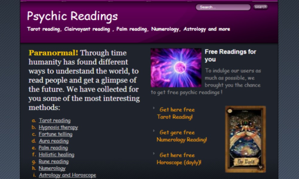Paranormal Tarot, Palm, Numerology end more - Preview 4