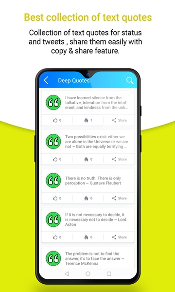 Quotext - Good Quotes and Status for Motivation - Preview 4