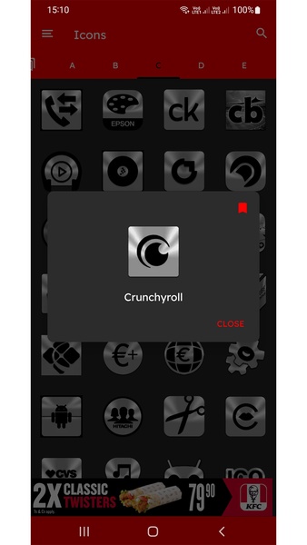 Silver and Black Icon Pack Free - Preview 4
