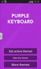 Purple Keyboard GO Theme screenshot 7