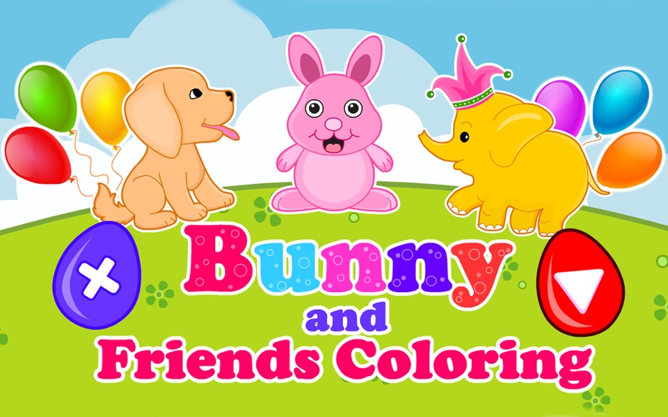 Bunny and Friends Coloring - Preview 4