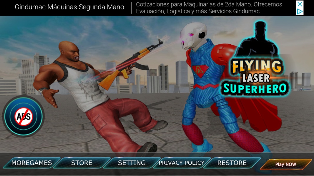 Flying Superhero Laser Robot - Preview 1