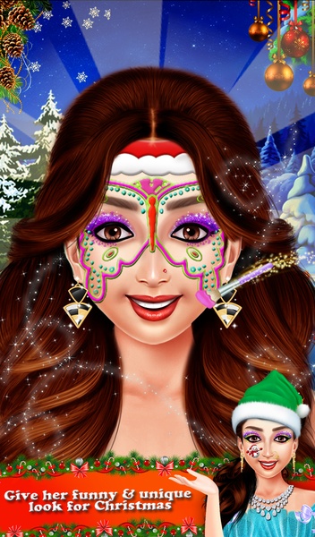 Face Paint In Christmas - Preview 4