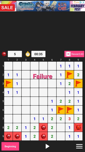Minesweeper game - Preview 7