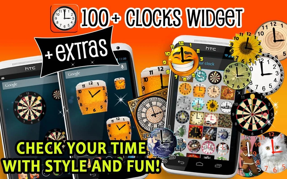 100+ Clocks Widget + Extras - Preview 2