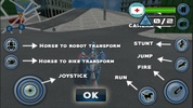 US Police Horse Robot Bike Transform Wild Cop Game screenshot 5