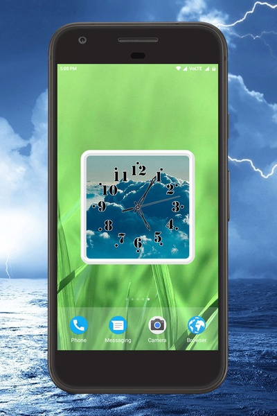 Cloud Clock Live Wallpaper - Preview 3