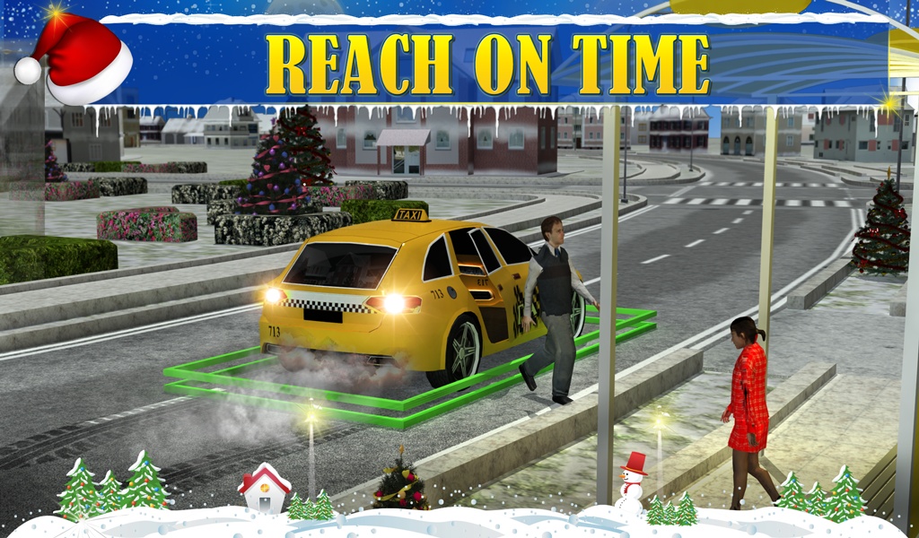 Christmas Taxi Duty 3D - Preview 3