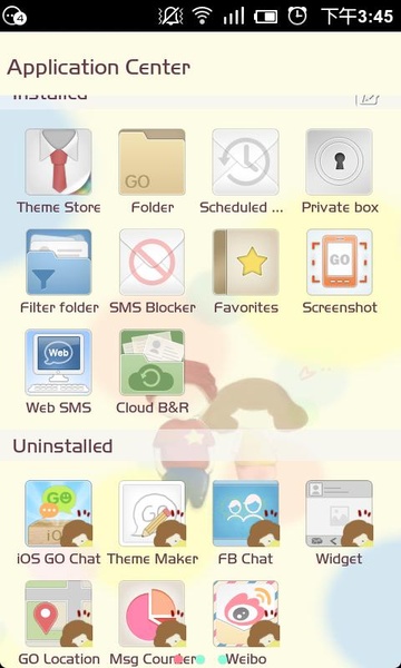 GOSMS ZCC Theme - Preview 2