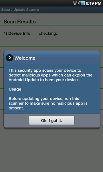 Secure Update Scanner - Preview 4