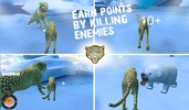 Snow Wild Leopard Attack Sim screenshot 1