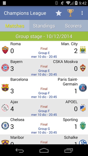 Champions League - Preview 9