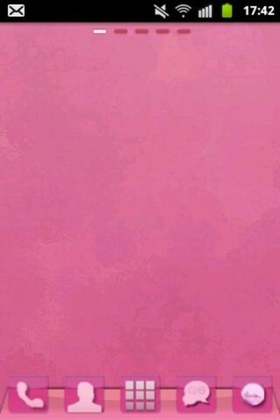 GO Launcher EX Theme Pink - Preview 4