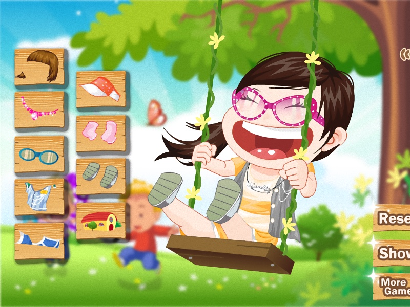 Playing On A Swing DressUp - Preview 4