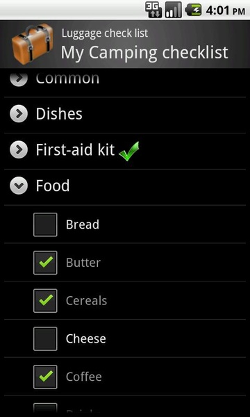 LuggageChecklist - Preview 4