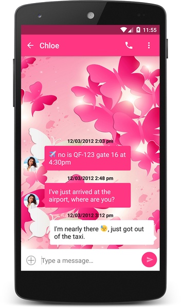 Pink Butterfly Theme (chomp) - Preview 2