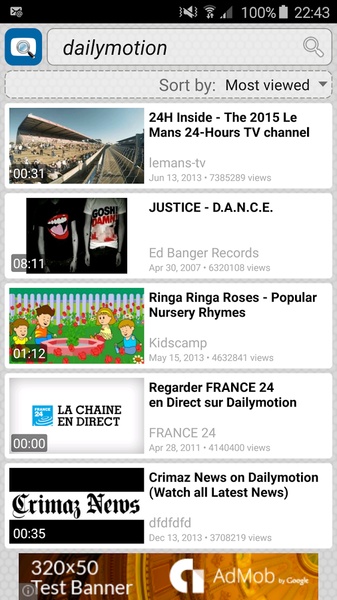 Video Search for Dailymotion - Preview 13