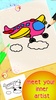 Planes Drawing & Coloring Book screenshot 2