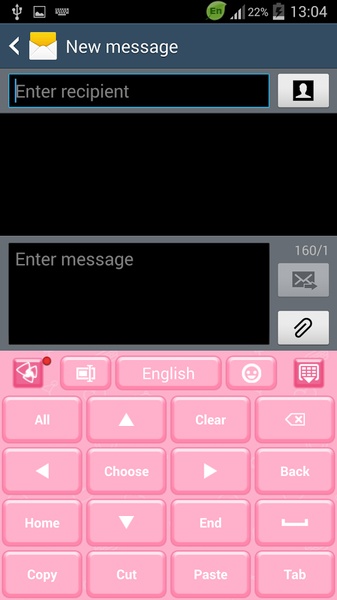 Keyboard Pink Hearts - Preview 4