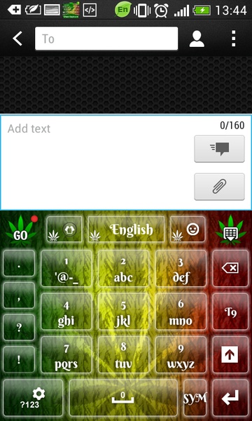 GO Keyboard Weed Keyboard Theme - Preview 11