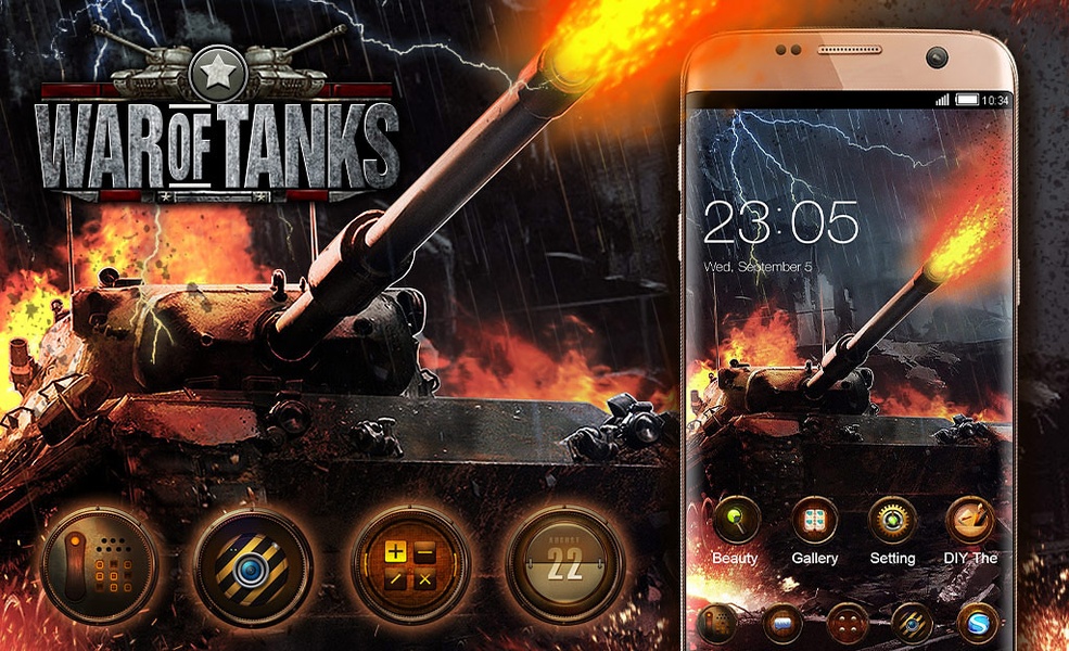 War of tanks theme: Iron battle - Preview 1
