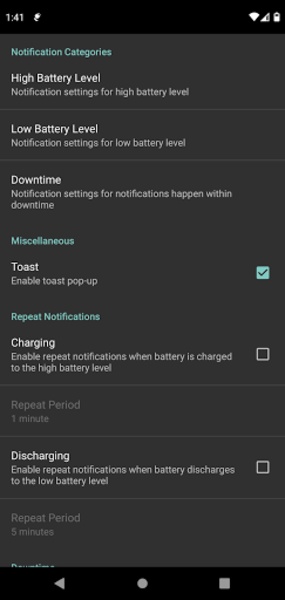 Battery Charge Notifier - Preview 2