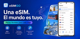 Imagen destacada de eSIM GO: eSIM 5G Data & Hotspot