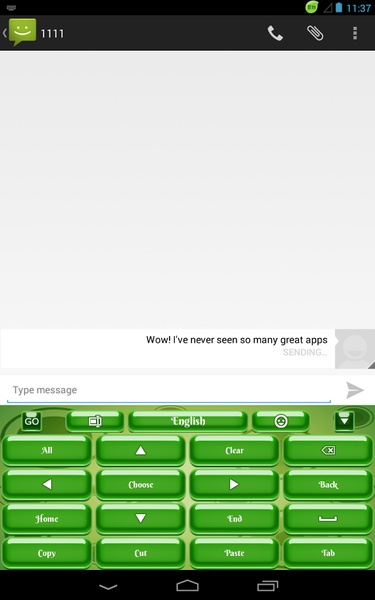 GO Keyboard Green - Preview 3