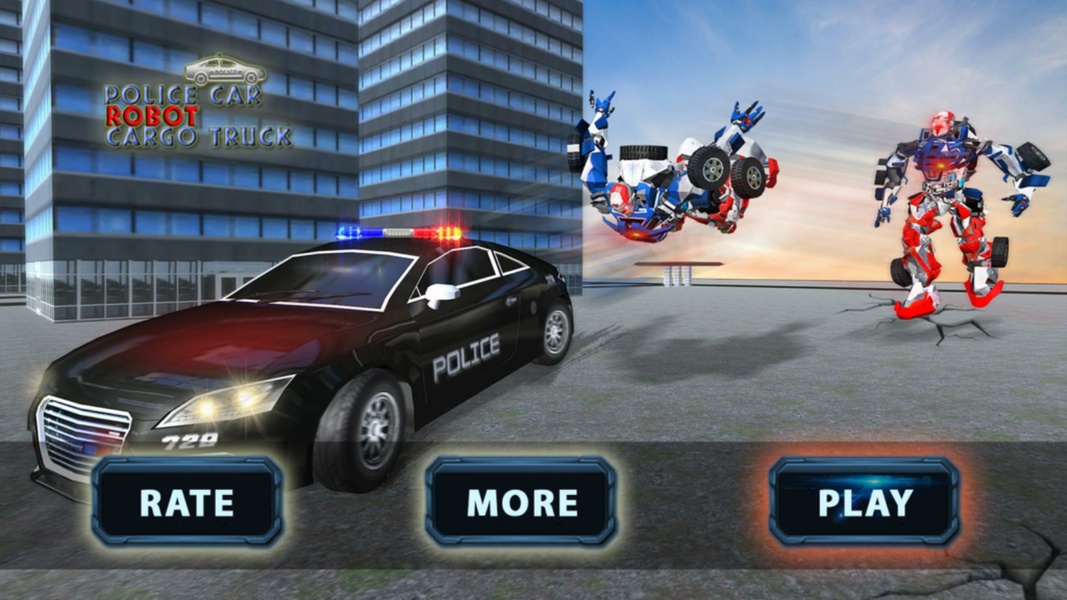 US Police Robot Transport Truck Driving Games - Preview 1