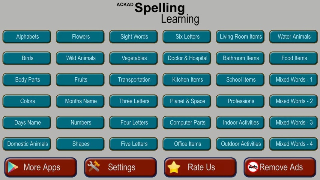 ACKAD Kids Spelling Learning - Preview 4
