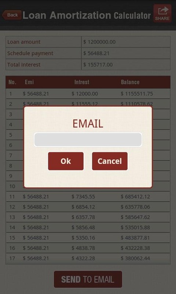 Loan Amortization Calculator - Preview 1