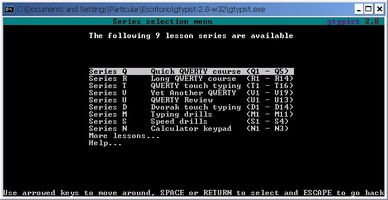 GNU Gtypist screenshot 2