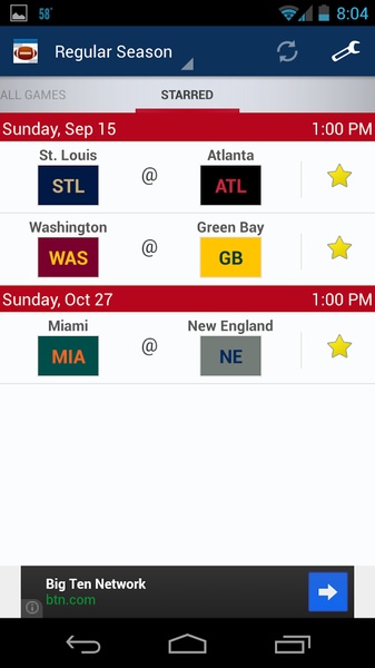 Football Schedule - Preview 5