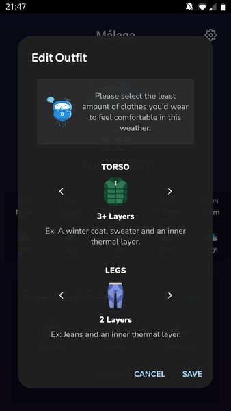 DINA: Personalized Weather - Preview 2