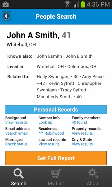 People Search - Preview 4