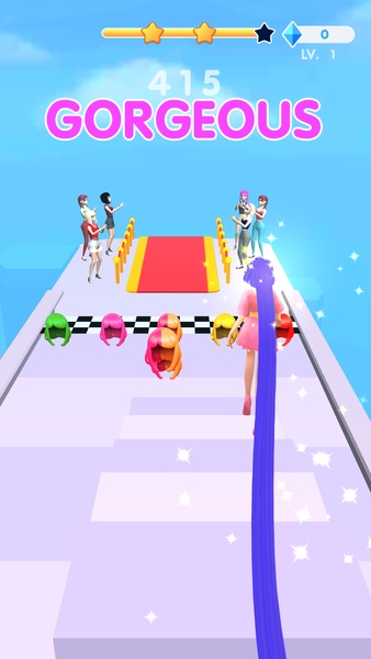 Baixe o Dancing Hair - Music Race 3D MOD APK v1.0.66 para Android