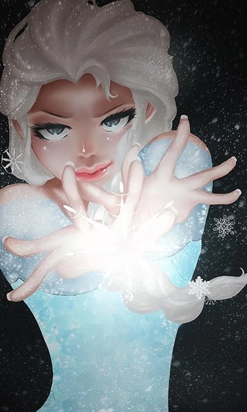 Nice Princess Wallpaper: Snow Frozen - Preview 3