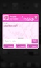 Love Owls Pink GO SMS screenshot 2