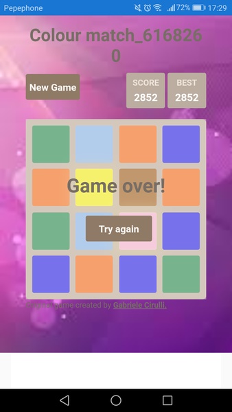 Colour match - Preview 1