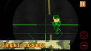 Cube War: City Sniper 3D screenshot 1