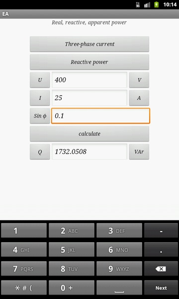 ElectricianApp (free) - Preview 3