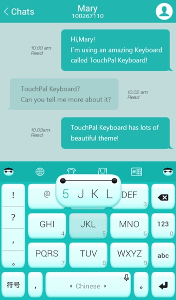 Baymax Big Hero TouchPal Theme - Preview 4