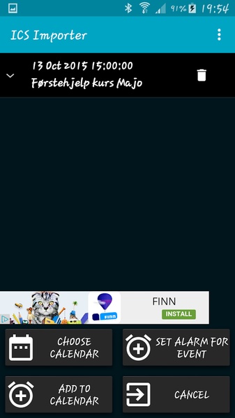 ICS Importer - Preview 3