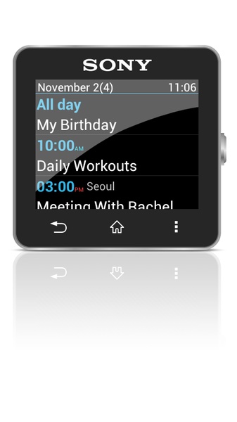 Calendar for smartwatch - Preview 6